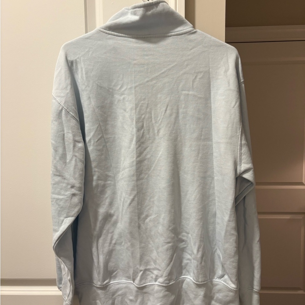 Mohonk Mountain House Light Blue Women's Zip-Up Sweater - Picture 3 of 4